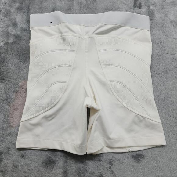 Nike Pro Shorts Womens M White Softball Sliding Shorts Padded Pull On Stretch - Picture 3 of 12
